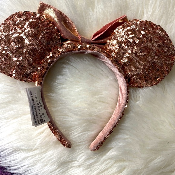 Rose gold Minnie Ears - Picture 2 of 2